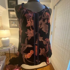 Anama Velvet Floral Tank